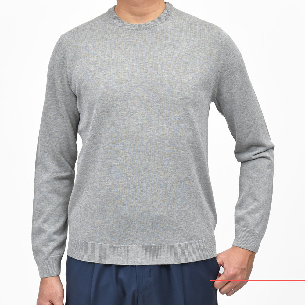 ZANONE(ザノーネ) 12ゲージコットンクレープクルーネックニット GIRO/SLIM FIT/810104/ZY318/35404