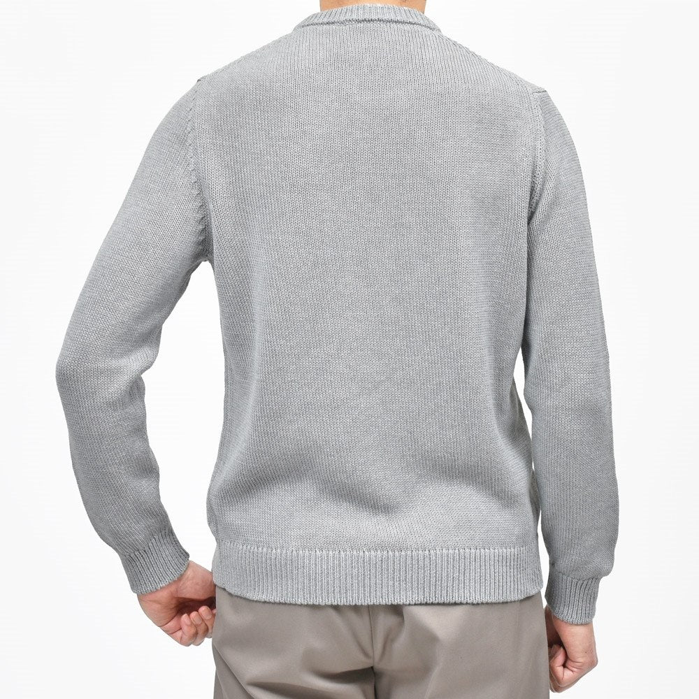 ZANONE(ザノーネ) 5ゲージソフトコットンクルーネックニット GIRO/SLIM FIT/810104/ZN392/35403