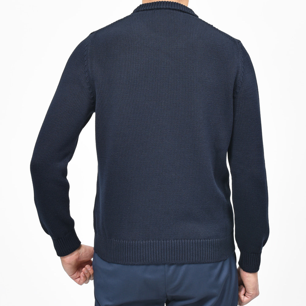 ZANONE(ザノーネ) 5ゲージソフトコットンクルーネックニット GIRO/SLIM FIT/810104/ZN392/35403