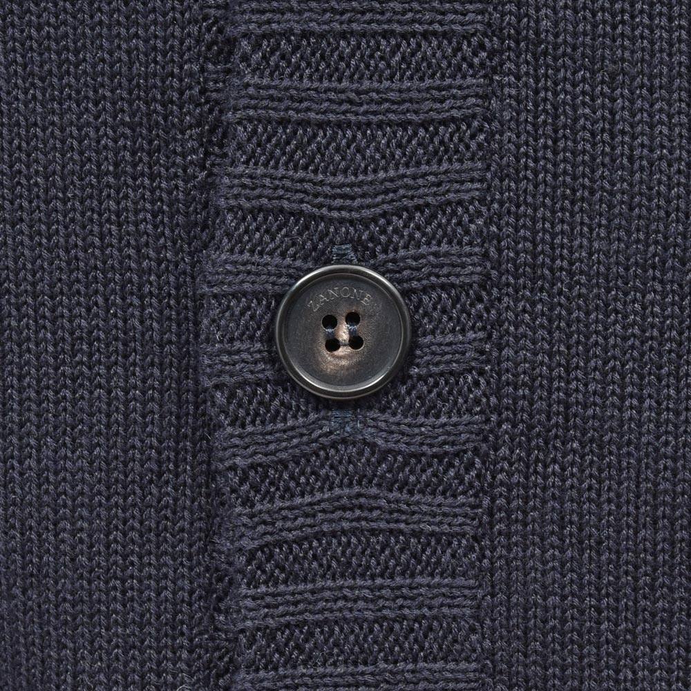 ZANONE(ザノーネ) 7ゲージリネンコットンニットカーディガン CARDIGAN/SLIM FIT/810106/Z1337/35604
