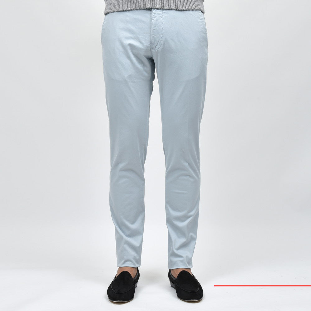INCOTEX SLACKS(インコテックス スラックス) SLIM FIT ガーメントダイオーガニックコットンストレッチチノテーパードパンツ 18S100/9664A/31581