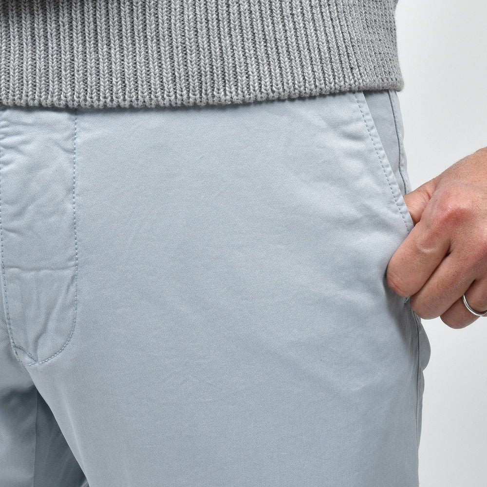 INCOTEX SLACKS(インコテックス スラックス) SLIM FIT ガーメントダイオーガニックコットンストレッチチノテーパードパンツ 18S100/9664A/31581