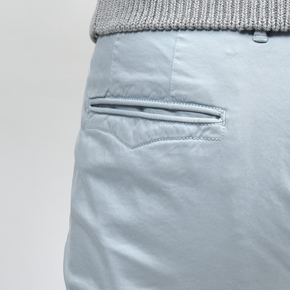 INCOTEX SLACKS(インコテックス スラックス) SLIM FIT ガーメントダイオーガニックコットンストレッチチノテーパードパンツ 18S100/9664A/31581