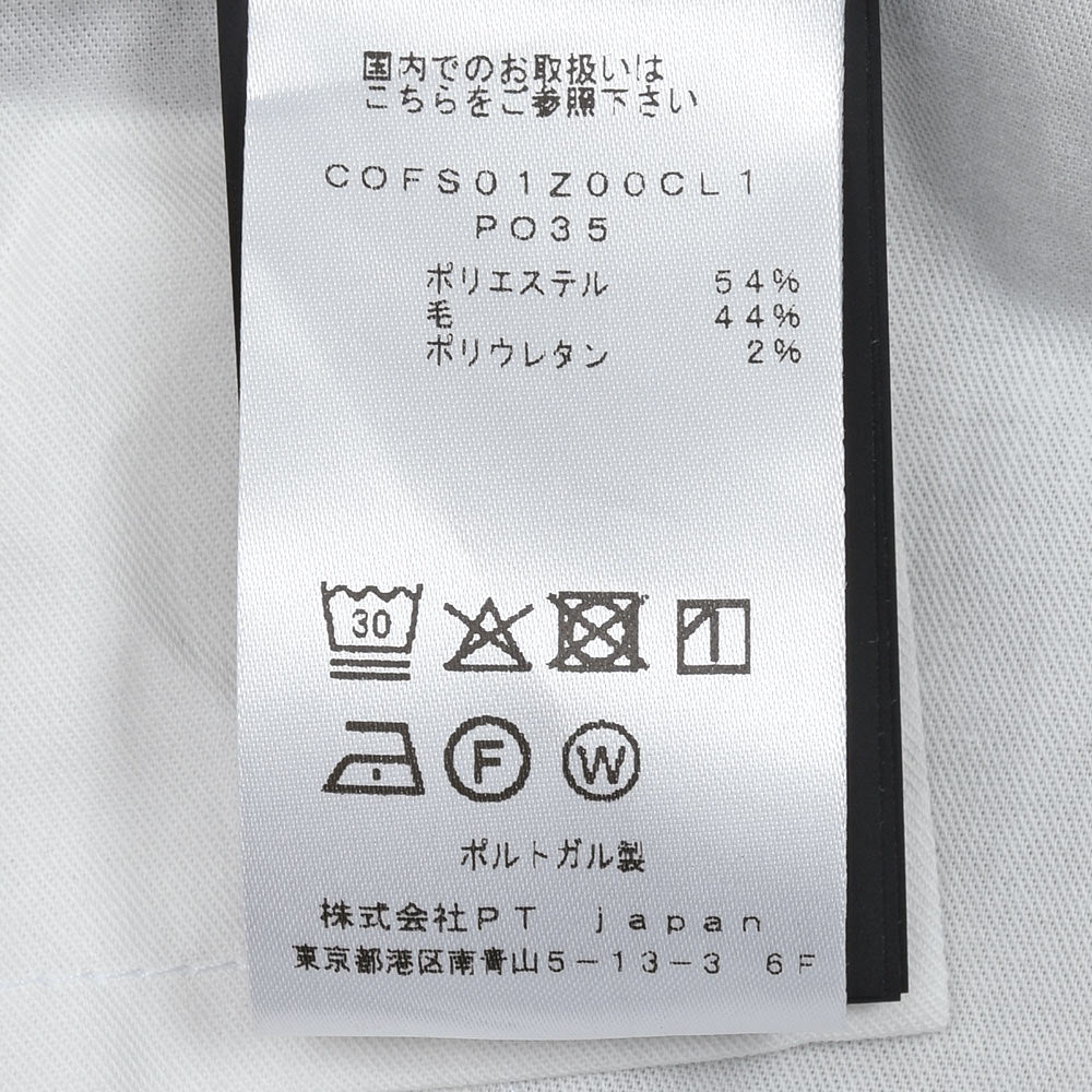 PT TORINO ピーティートリノ Travel ウォッシャブルテクノウール ストレッチ トロピカル ノープリーツ ドレスパンツ EVO FIT/PO35