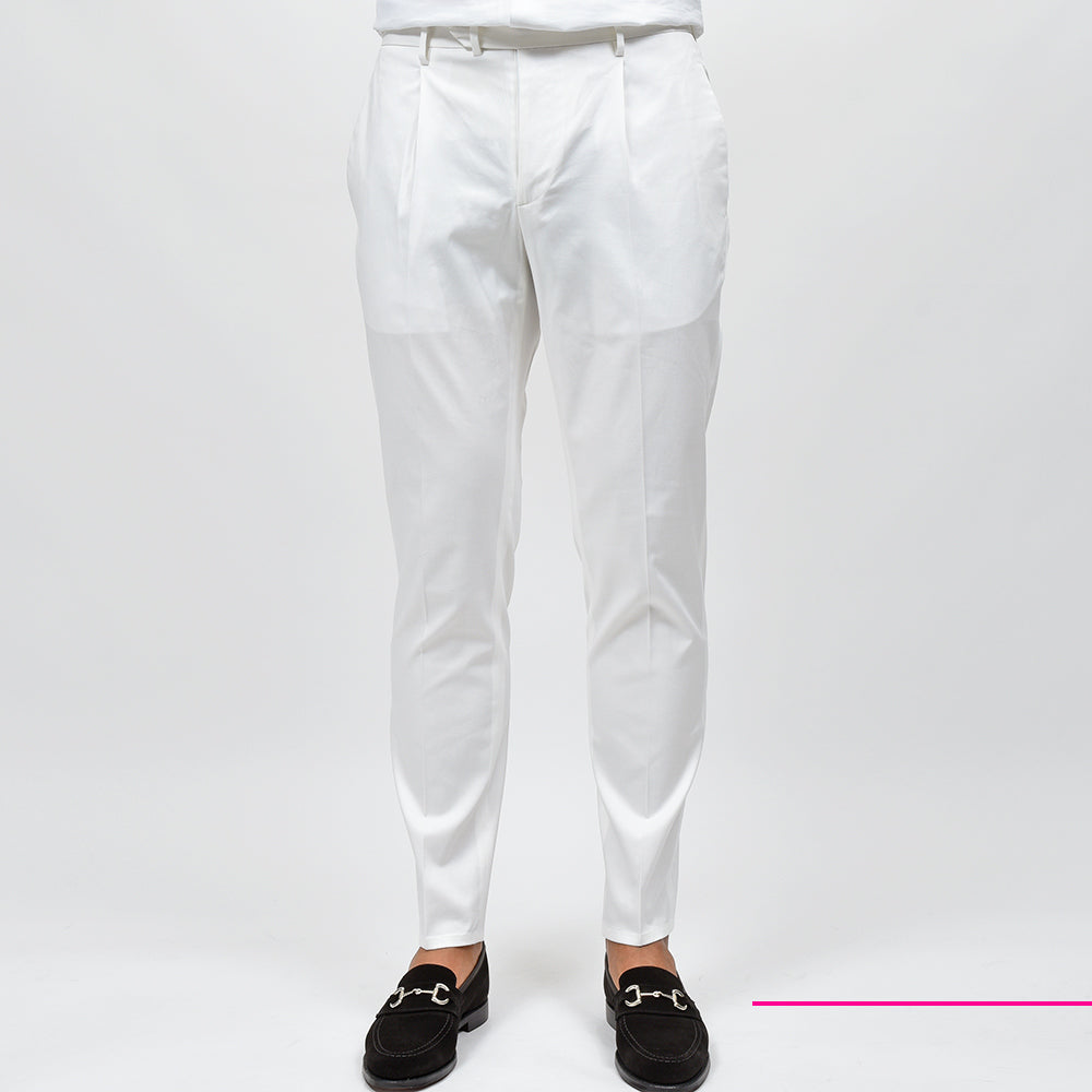 giab's ARCHIVIO ジャブスアルキヴィオ SPACE-FIT DANTE ダンテ コットンストレッチツイル 1プリーツ パンツ A3571