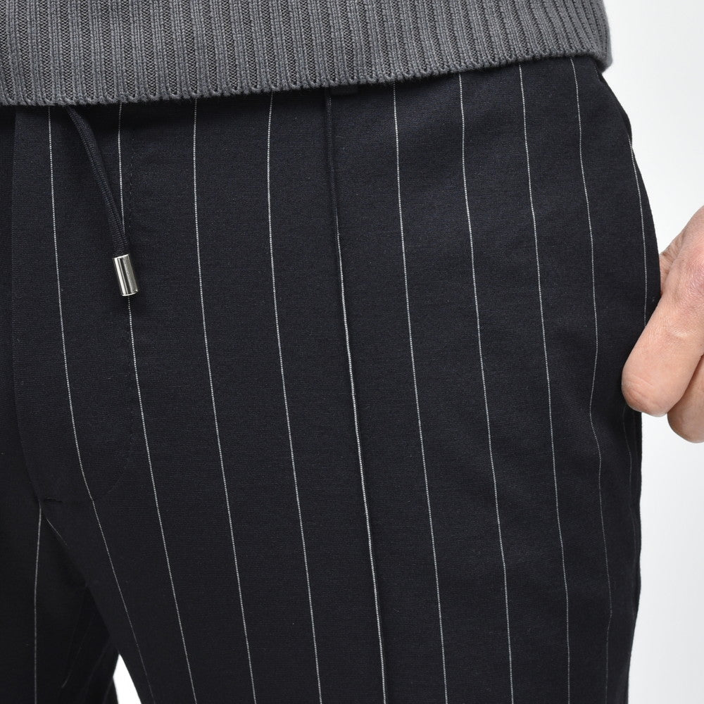 giab's ARCHIVIO(ジャブス アルキヴィオ) guji golf別注MASACCIOマサッチョ ペンシルストライプジャージシャーリングパンツ A3719