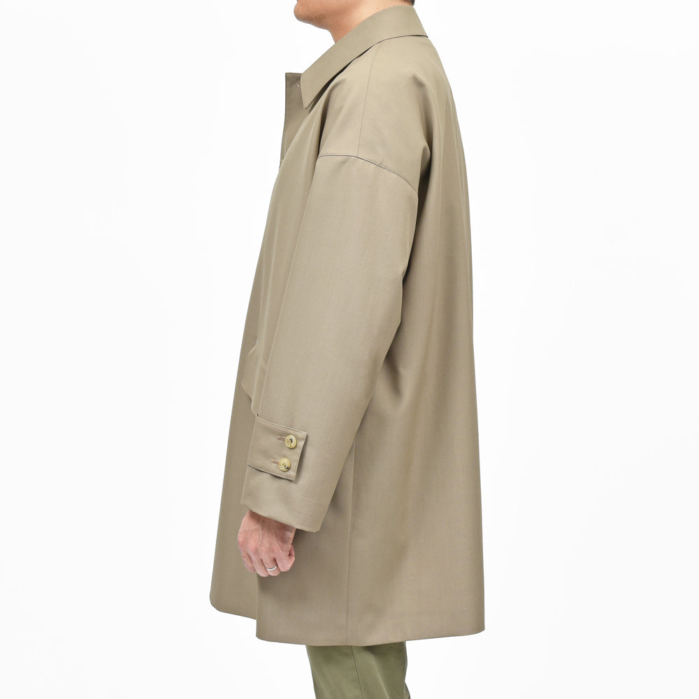 MACKINTOSH(マッキントッシュ) HUMBIEハンビー ウールポプリンオーバーサイズドバルカラーコート