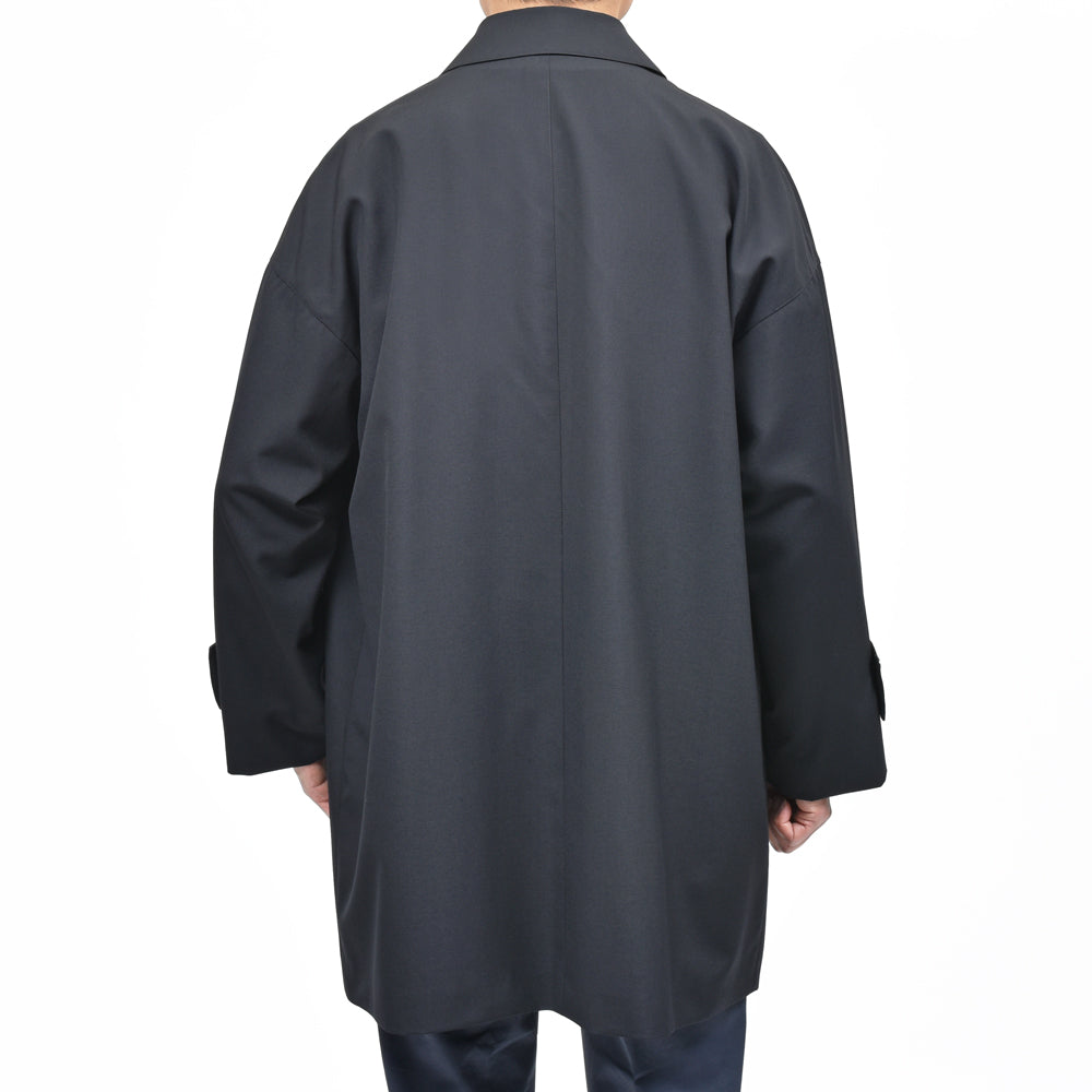 MACKINTOSH(マッキントッシュ) HUMBIEハンビー ウールポプリンオーバーサイズドバルカラーコート
