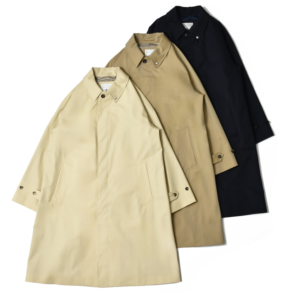Whiteley&Green(ホワイトリー アンド グリーン) HUDDERSFIELD コットンギャバジンバルカラーコート