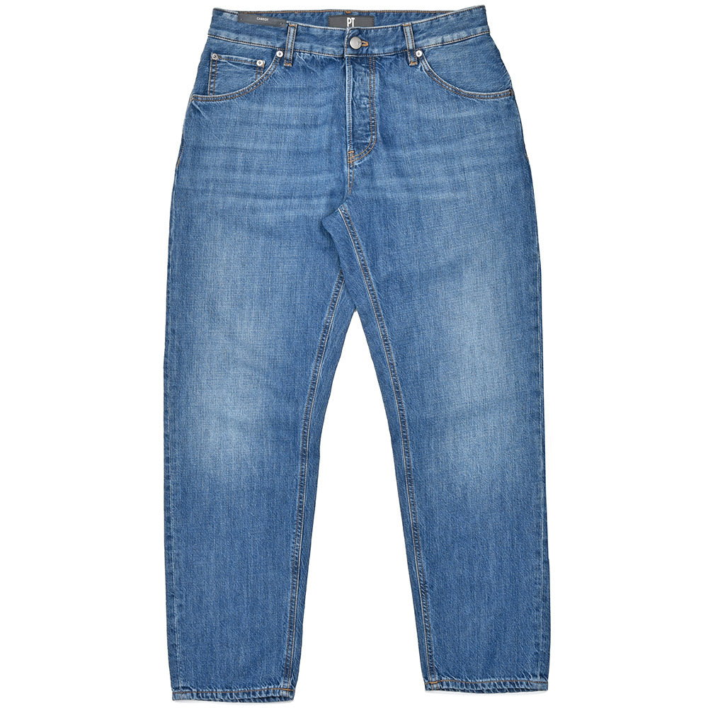 PT TORINO DENIM ピーティートリノデニム コットン ウォッシュド デニムパンツ REBEL/CARROT FIT/OA5010