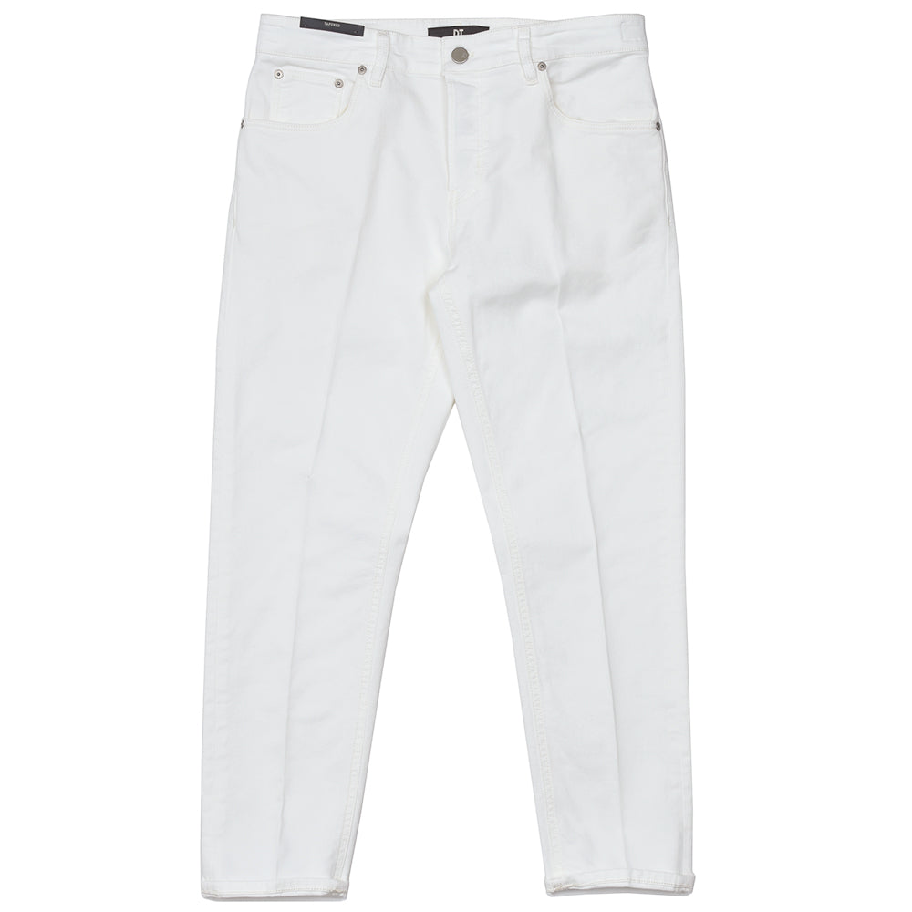 PT TORINO DENIM ピーティートリノデニム コットン ストレッチ ウォッシュド ホワイトデニムパンツ REGGAE/TAPERED FIT/OA1410