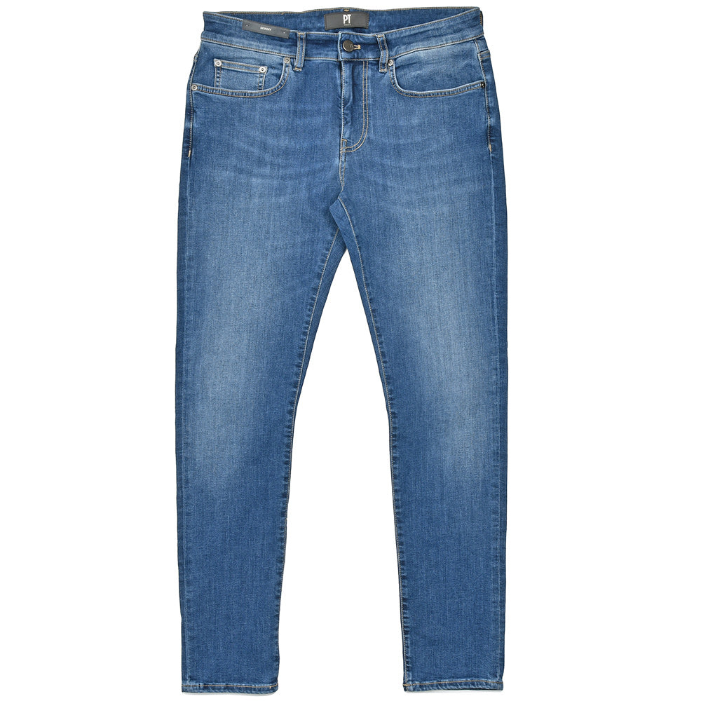 PT TORINO DENIM ピーティートリノデニム コットンポリエステル ストレッチ ウォッシュド デニムパンツ ROCK/SKINNY FIT/OA3020