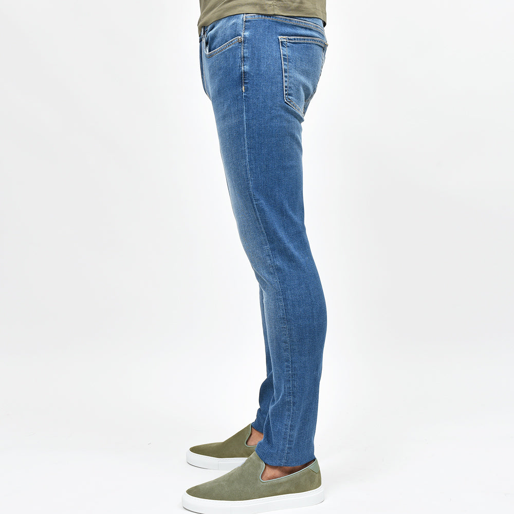 PT TORINO DENIM ピーティートリノデニム コットンポリエステル ストレッチ ウォッシュド デニムパンツ ROCK/SKINNY FIT/OA3020
