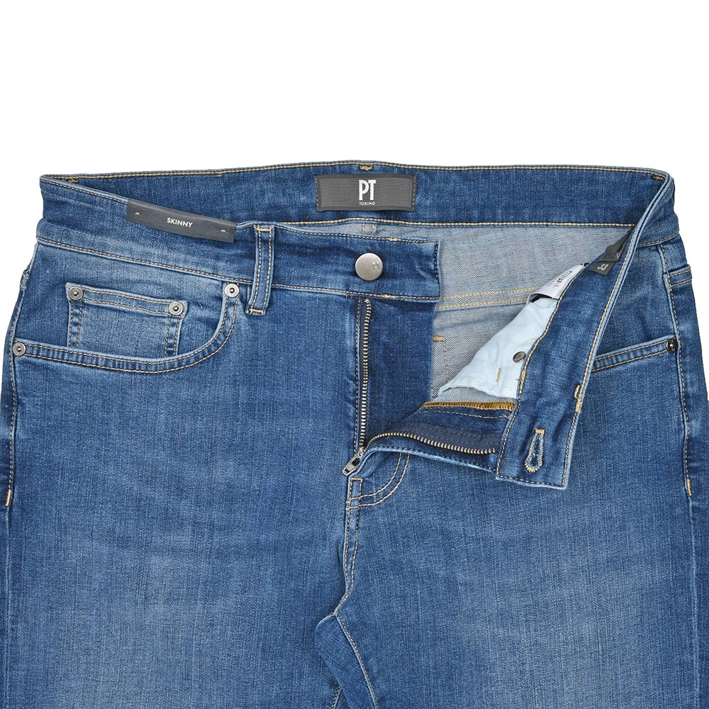 PT TORINO DENIM ピーティートリノデニム コットンポリエステル ストレッチ ウォッシュド デニムパンツ ROCK/SKINNY FIT/OA3020