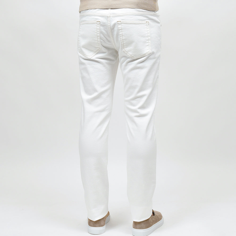 PT TORINO DENIM ピーティートリノデニム コットン ストレッチ ウォッシュド ホワイトデニムパンツ SWING/SUPERSLIM FIT/OA1410