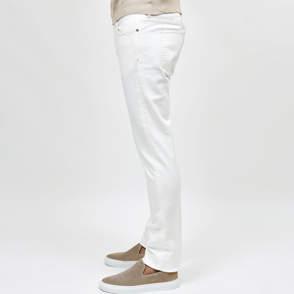 PT TORINO DENIM ピーティートリノデニム コットン ストレッチ ウォッシュド ホワイトデニムパンツ SWING/SUPERSLIM FIT/OA1410