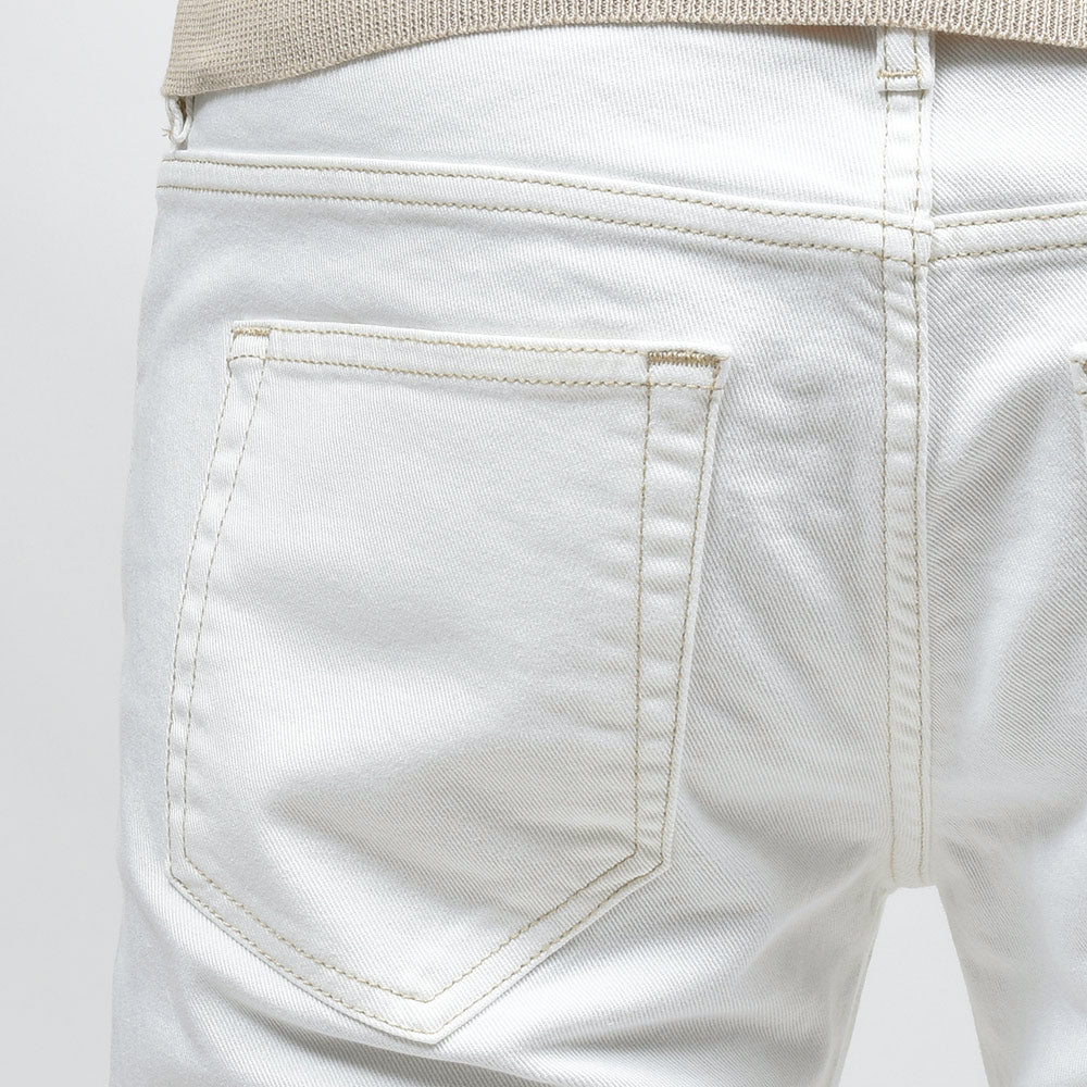 PT TORINO DENIM ピーティートリノデニム コットン ストレッチ ウォッシュド ホワイトデニムパンツ SWING/SUPERSLIM FIT/OA1410