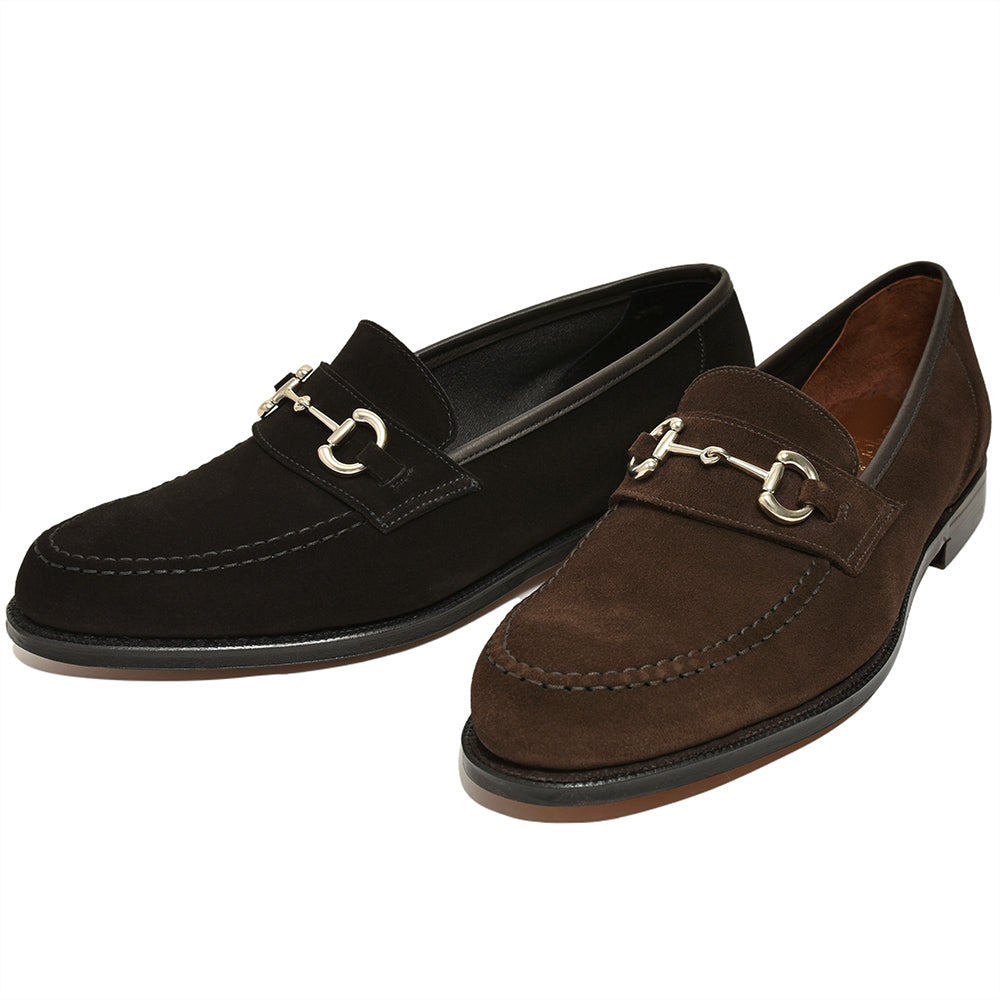 Crockett&Jones クロケットアンドジョーンズ FINCHLEY2 フィンチリー2 カーフスエード アンライニング ビットローファー