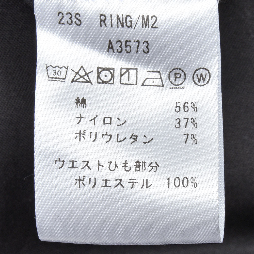 giab's ARCHIVIO ジャブスアルキヴィオ ring別注MASACCIO ウォッシャブルジャージー ストレッチ 1プリーツ パンツ A3573