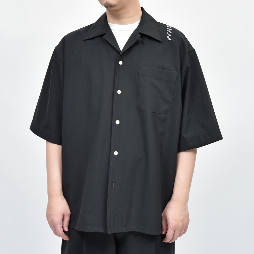 MARNI(マルニ) ポリエステルウールオープンカラーS/Sシャツ CUMU00543S3