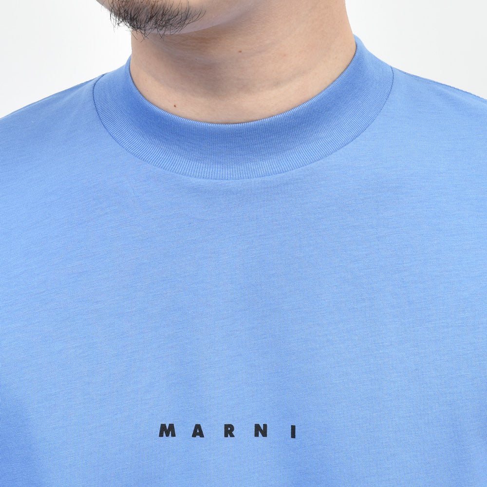 MARNI(マルニ) コットンクルーネックロゴS/Sカットソー HUMU0223P1