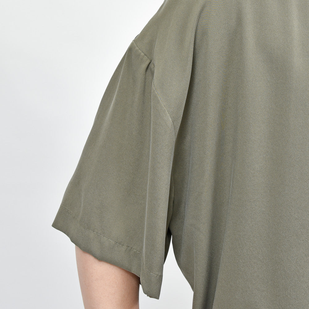 moncao(モンサオ) シルククルーネックS/Sカットソー M021355