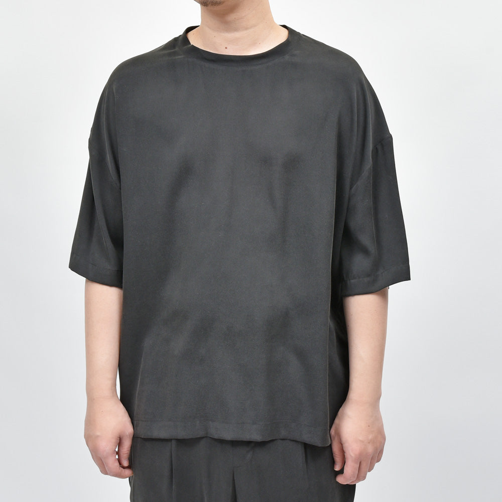 moncao(モンサオ) シルククルーネックS/Sカットソー M021355