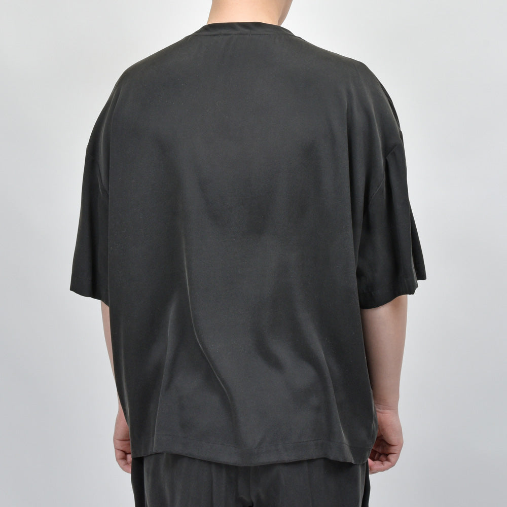 moncao(モンサオ) シルククルーネックS/Sカットソー M021355