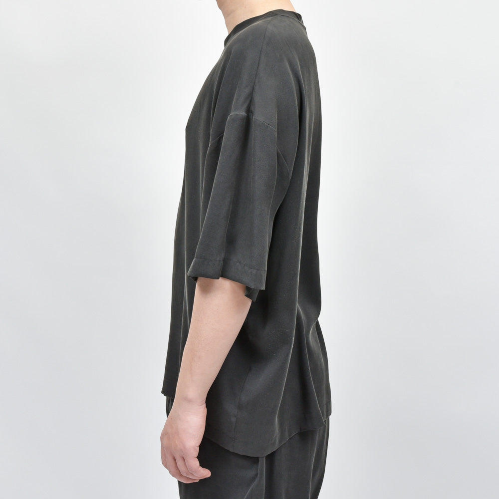 moncao(モンサオ) シルククルーネックS/Sカットソー M021355