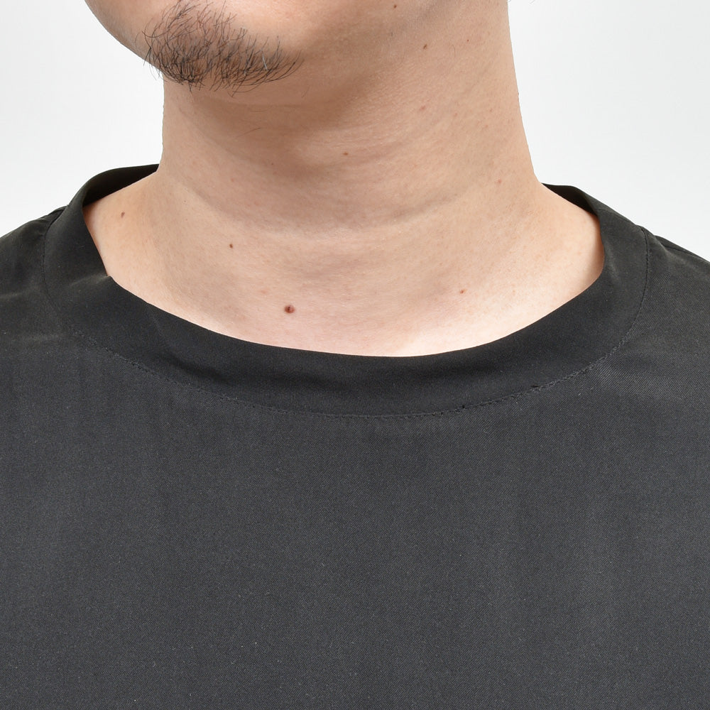 moncao(モンサオ) シルククルーネックS/Sカットソー M021355