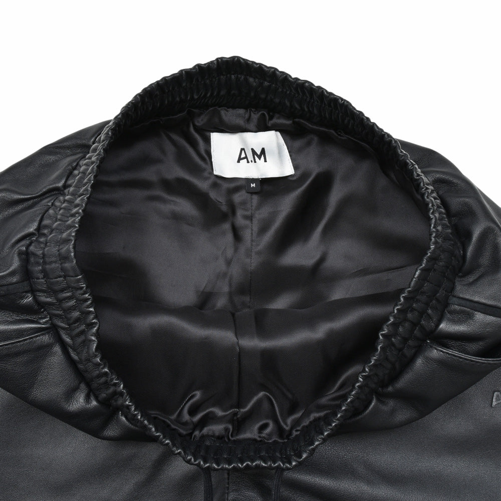 A.M LONDON(エーエム ロンドン) ナッパレザートラックパンツ