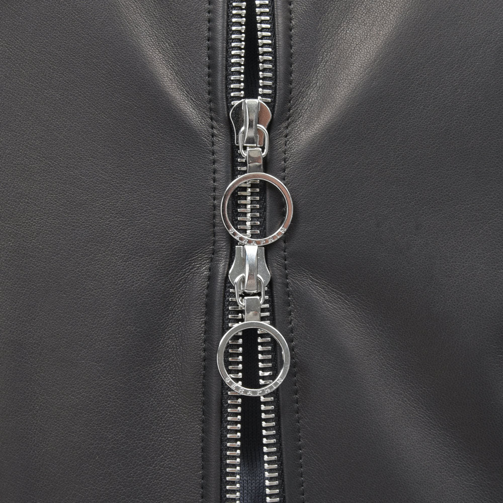 SERAPHIN(セラファン) DEAN+ZIPS ディーンジップス ラムナッパレザーボマーブルゾン 126-00