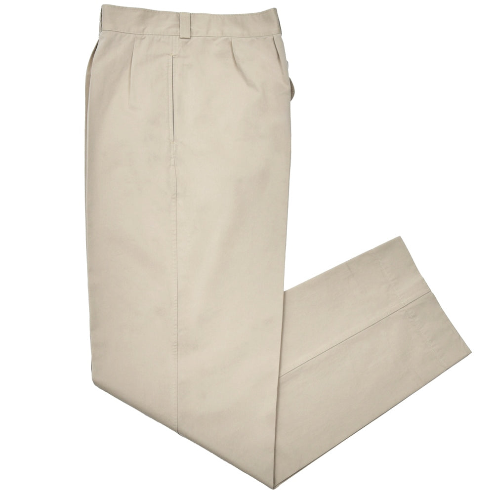 ORBIUM(オルビウム) WORKDRESS TROUSERSワークドレストラウザーズ ガーメントダイコットンギャバジン2プリーツテーパードパンツ