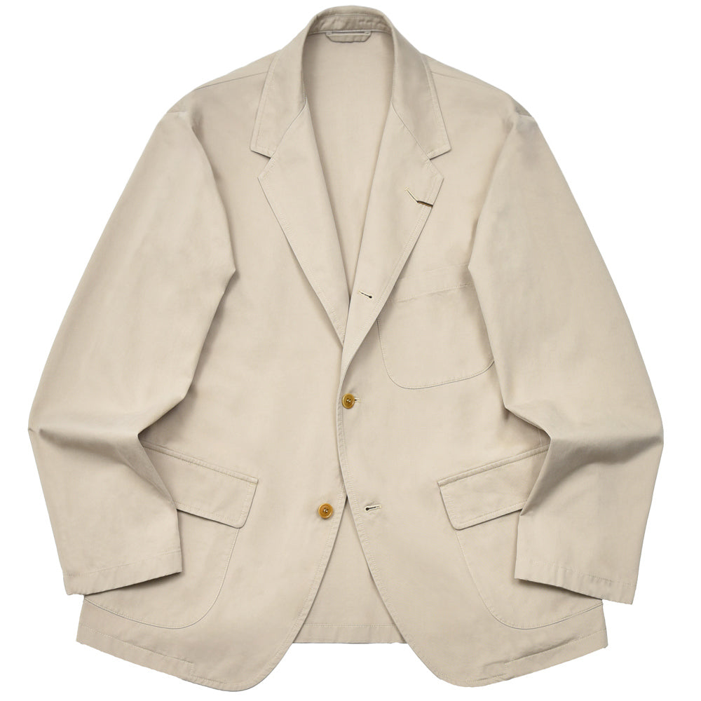 ORBIUM(オルビウム) WORKDRESS BLAZERワークドレスブレザー ガーメントダイコットンギャバジン3Bジャケット