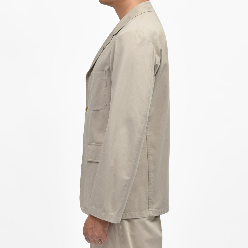 ORBIUM(オルビウム) WORKDRESS BLAZERワークドレスブレザー ガーメントダイコットンギャバジン3Bジャケット