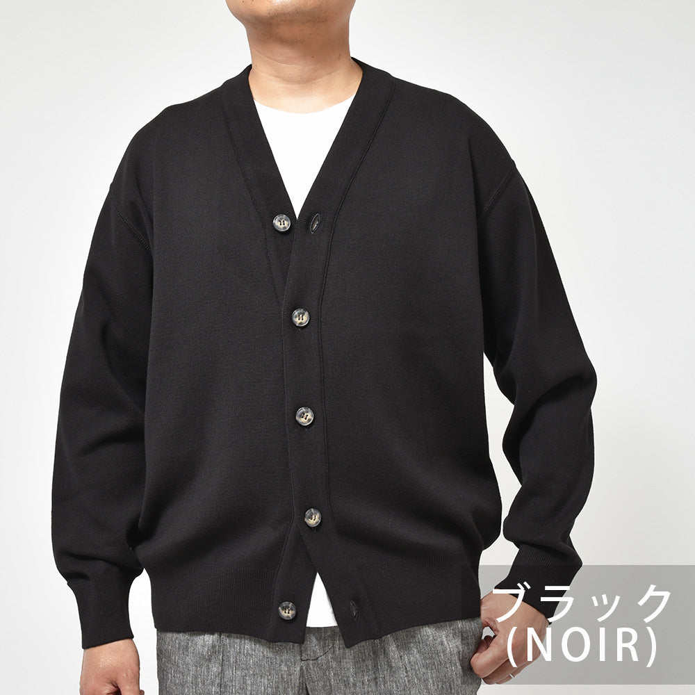 ROYAL MER ロワイヤルメール ISSAC コットン ミドルゲージ ニット カーディガン