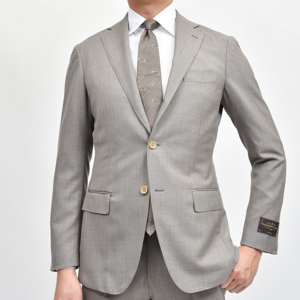 guji(グジ) ウールトロピカル3B1プリーツスーツ (MADE BY RING JACKET / VITALE BARBERIS CANONICOファブリック使用)【春/夏】17151204