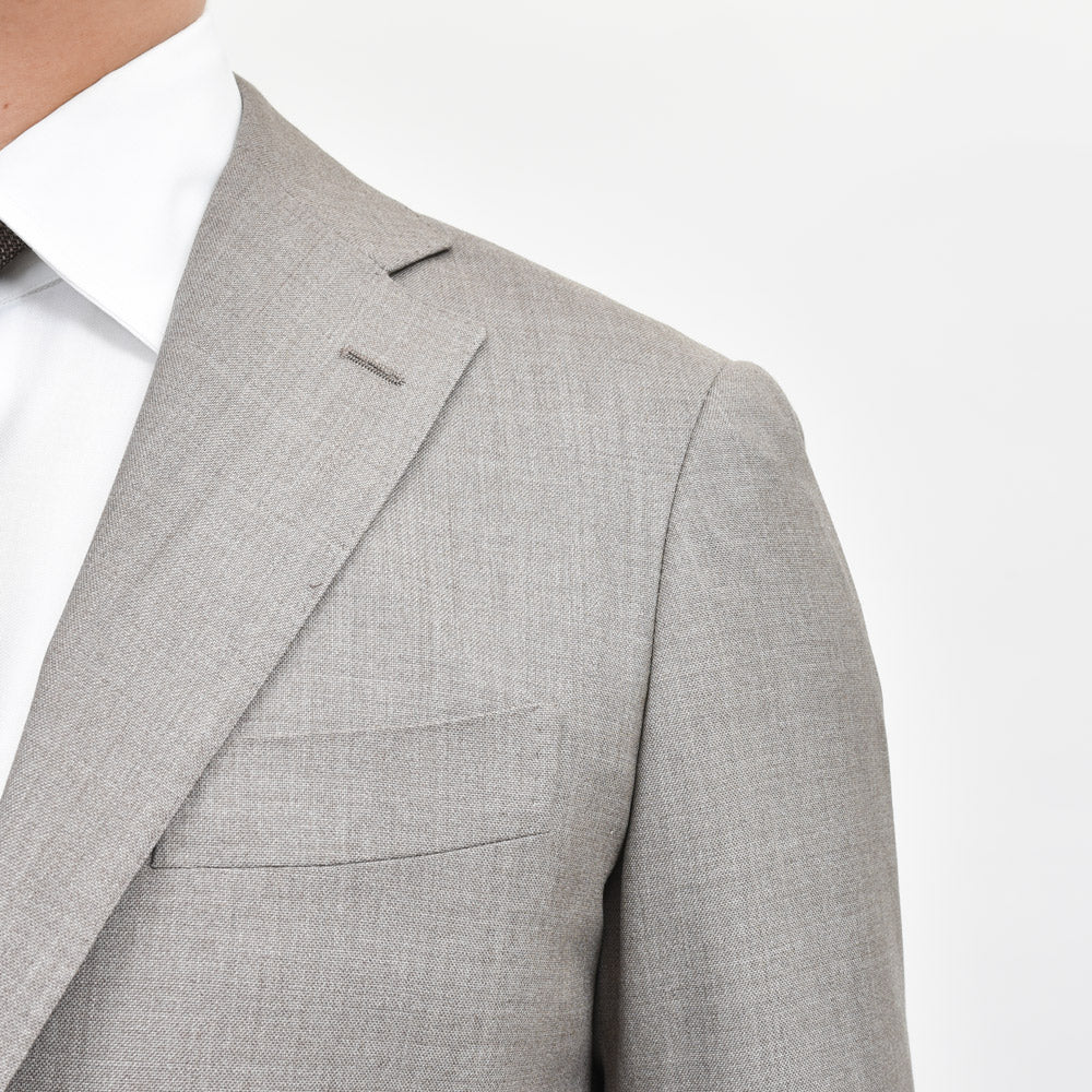 guji(グジ) ウールトロピカル3B1プリーツスーツ (MADE BY RING JACKET / VITALE BARBERIS CANONICOファブリック使用)【春/夏】17151204