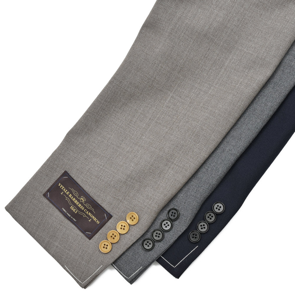 guji(グジ) ウールトロピカル3B1プリーツスーツ (MADE BY RING JACKET / VITALE BARBERIS CANONICOファブリック使用)【春/夏】17151204