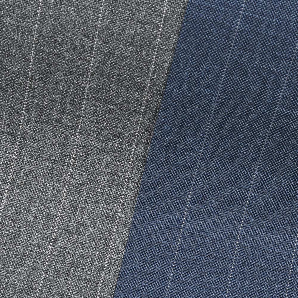 guji(グジ) ウールトロピカルピンストライプ3B1プリーツスーツ (MADE BY RING JACKET / VITALE BARBERIS CANONICOファブリック使用)【春/夏】1