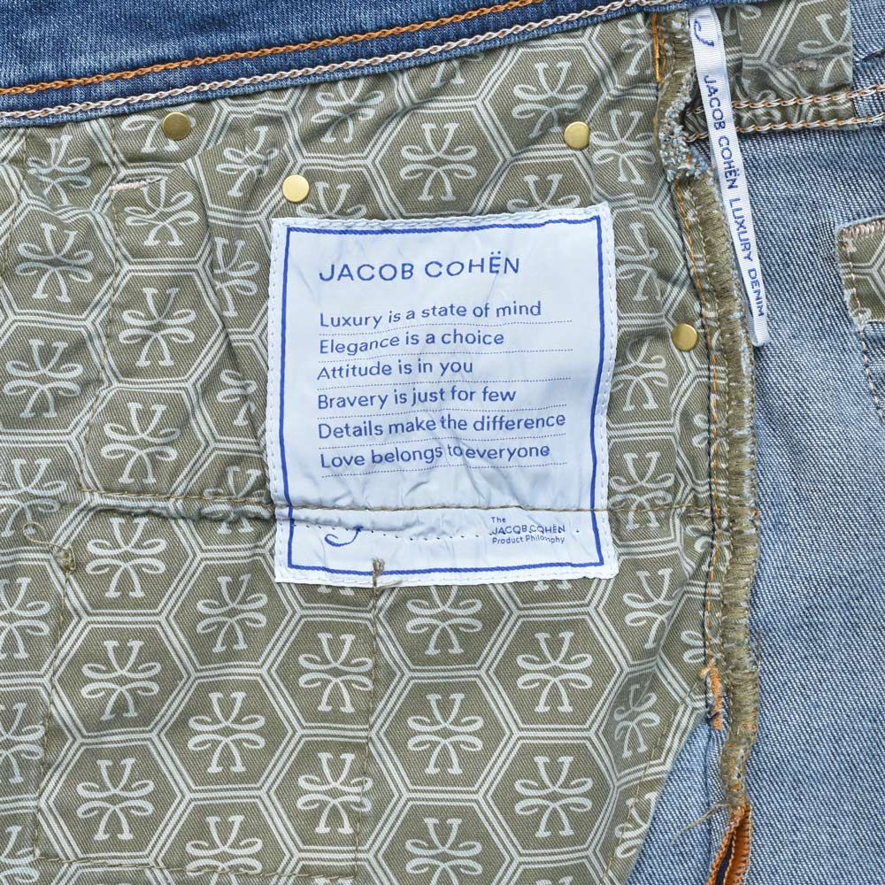 JACOB COHEN(ヤコブコーエン) NICKニック ウォッシュドコットンストレッチテーパードフィットデニム 226-32348