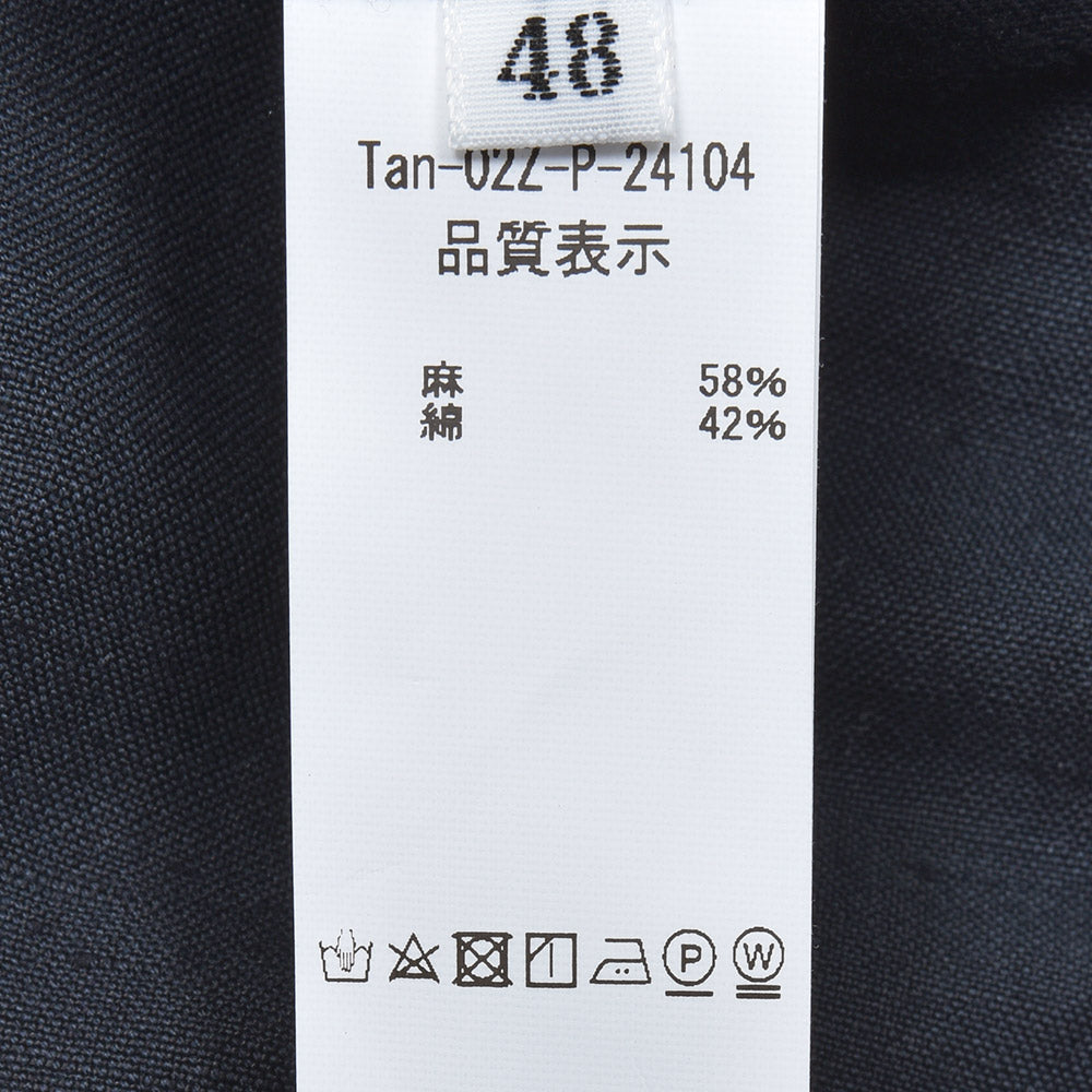 Tangent タンジェント HENRY ヘンリー リネン コットン 2プリーツ グルカパンツ TAN02Z°