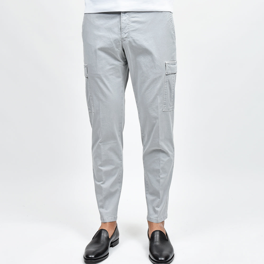 PT TORINO ピーティー トリノ WORN OUT コットン ストレッチ ガーメントダイ ライトギャバジン ノープリーツ カーゴパンツ REBEL FIT/NU77
