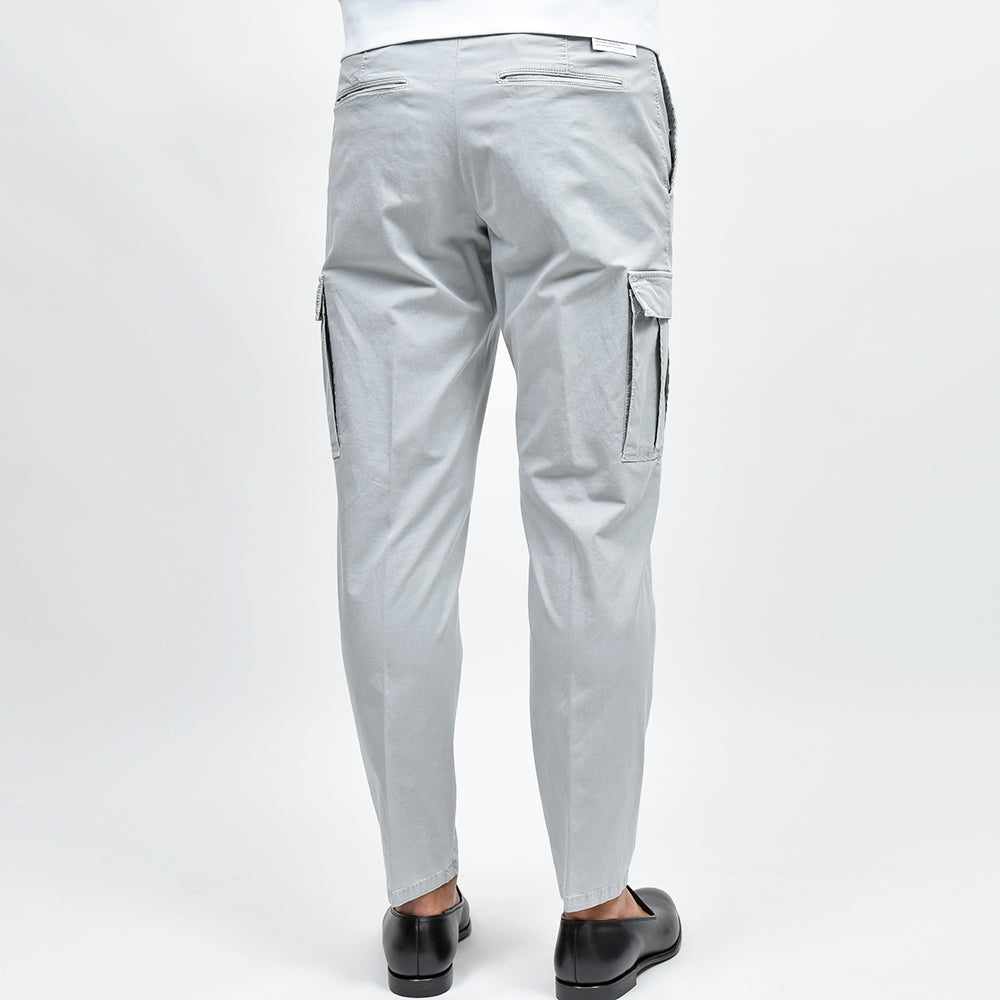 PT TORINO ピーティー トリノ WORN OUT コットン ストレッチ ガーメントダイ ライトギャバジン ノープリーツ カーゴパンツ REBEL FIT/NU77