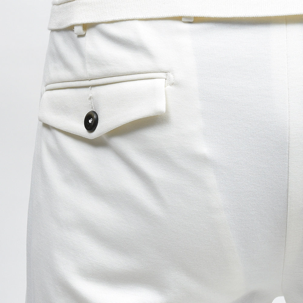 PT TORINO ピーティー トリノ NEW BERLIN サマージャージー ストレッチ 1プリーツ ハーフシャーリング リブパンツ SOFT FIT/VD02