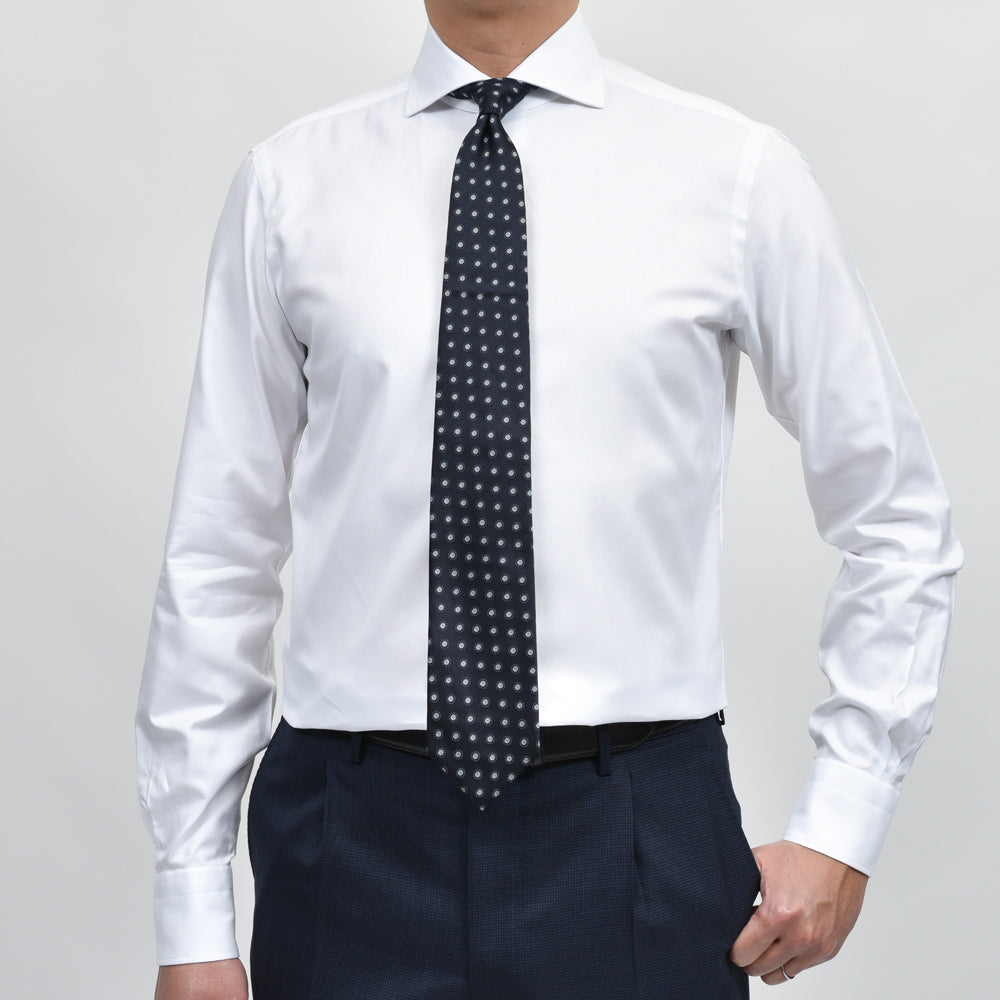 BARBA(バルバ) コットンピンオックスシャツ / ワイド (406) 11151200052