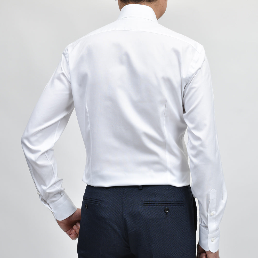 BARBA(バルバ) コットンピンオックスシャツ / ワイド (406) 11151200052