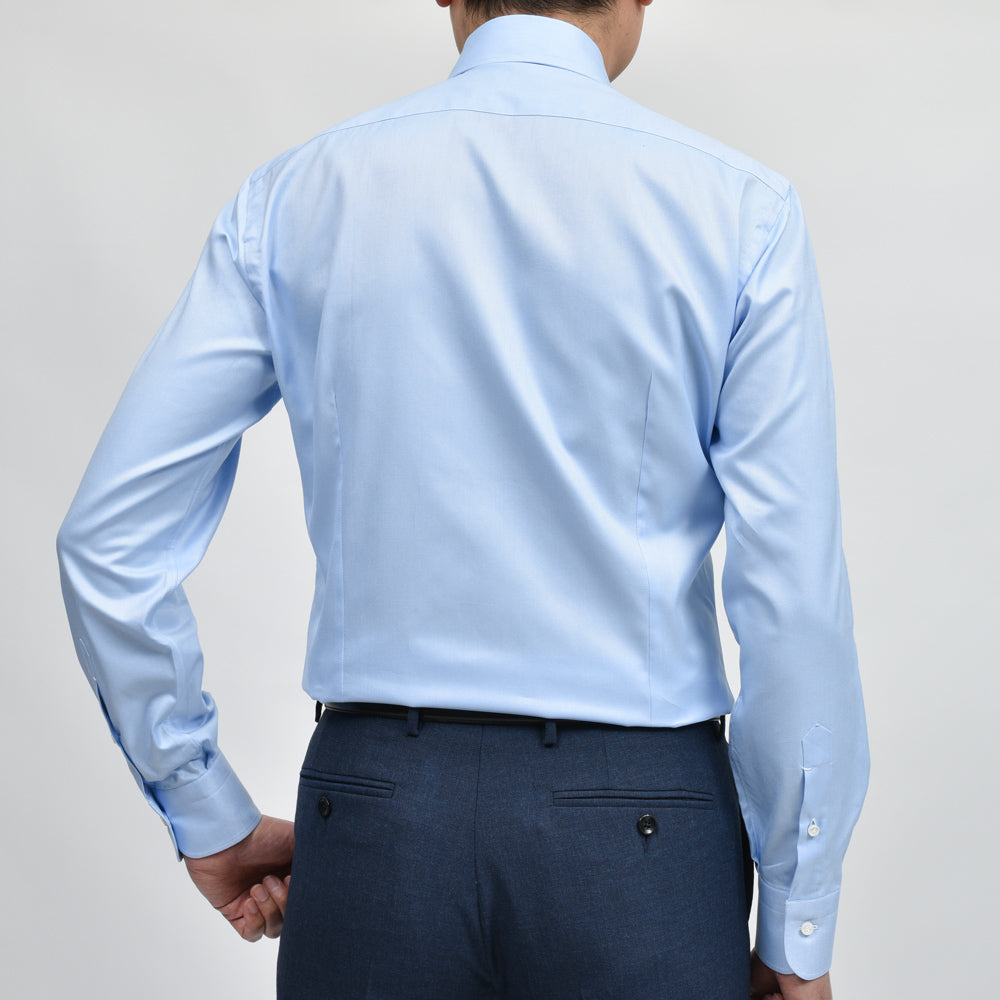 BARBA(バルバ) コットンピンオックスシャツ / ワイド (406) 11151200052