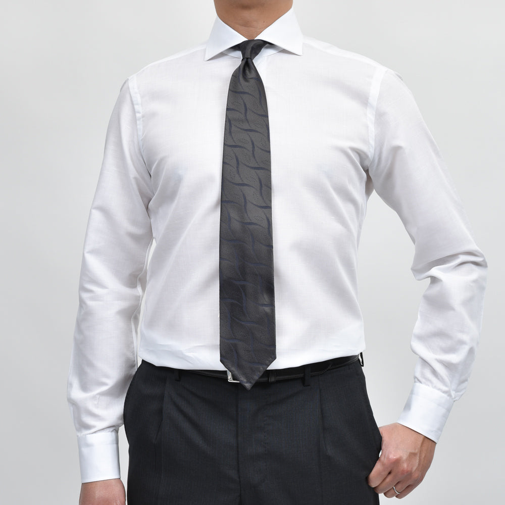 BARBA(バルバ) コットンリネンスラブシャツ / ワイド (406) 11151202052