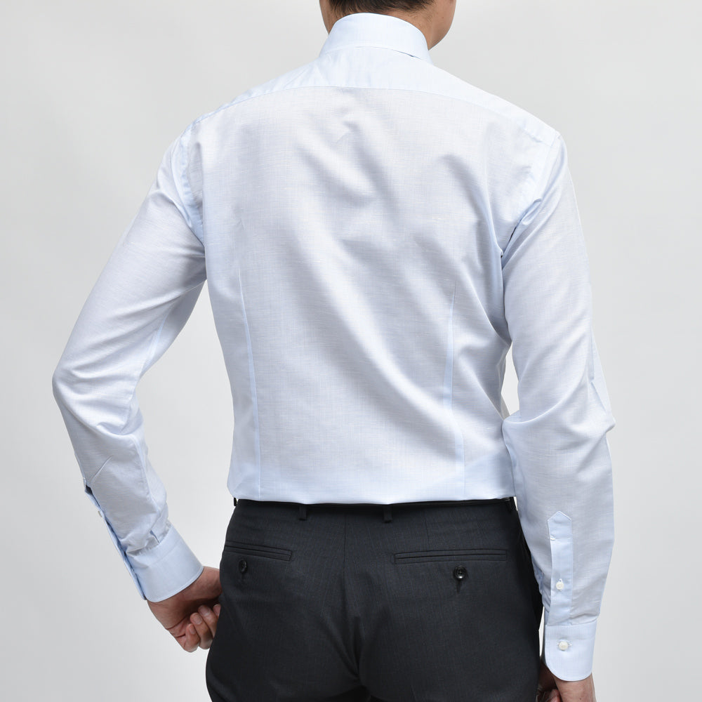 BARBA(バルバ) コットンリネンスラブシャツ / ワイド (406) 11151202052